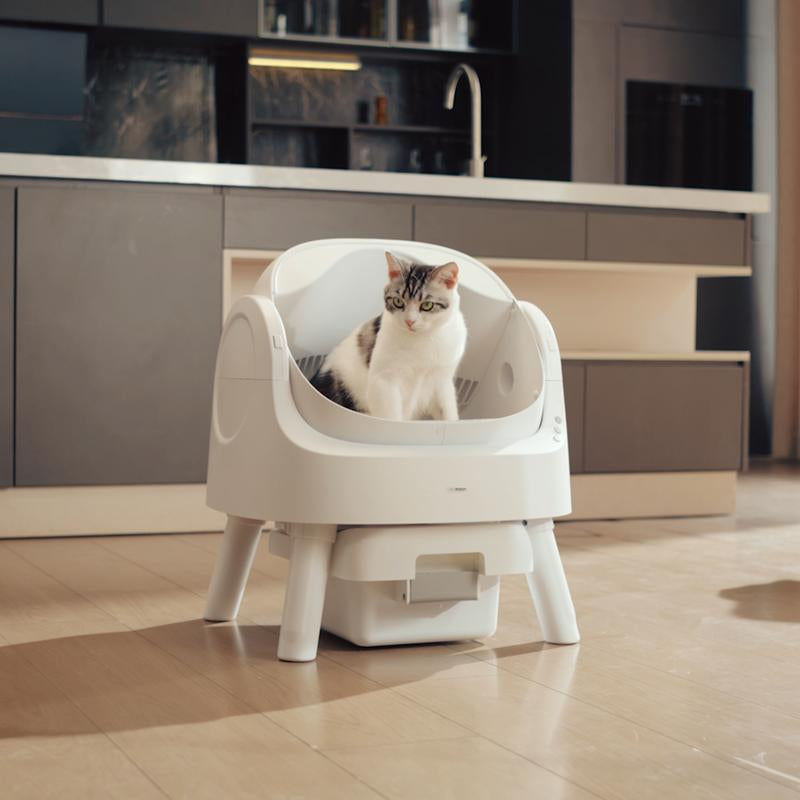 Petpivot Autoscooper 11™ – Offene, selbstreinigende Katzentoilette
