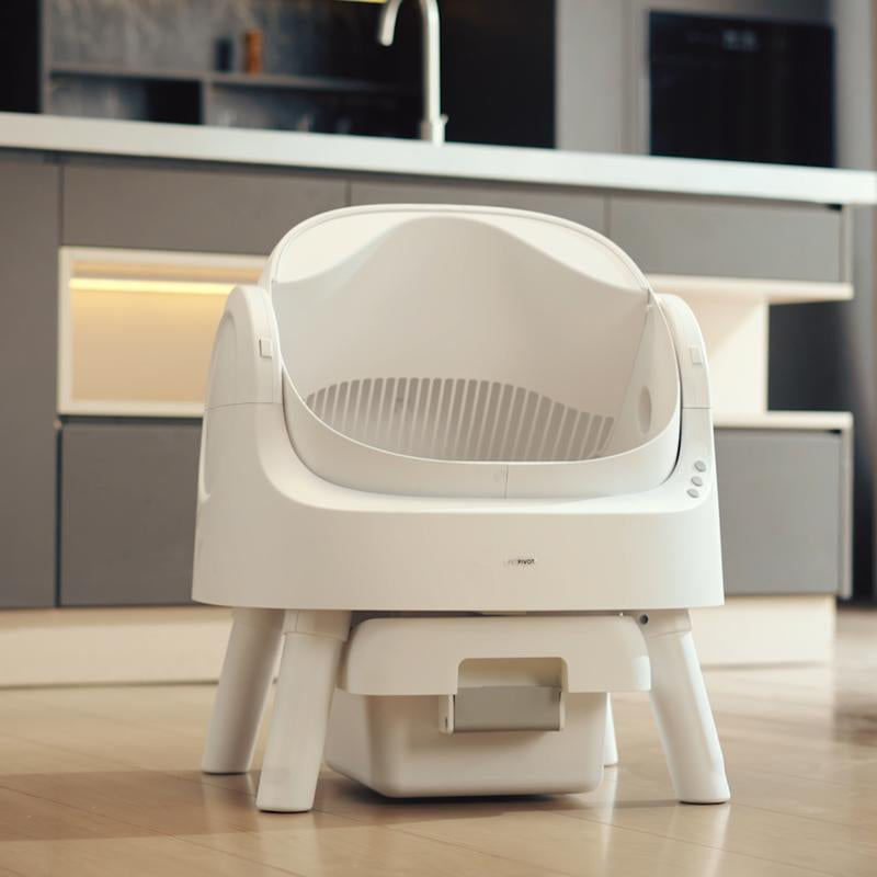 Petpivot Autoscooper 11™ – Offene, selbstreinigende Katzentoilette